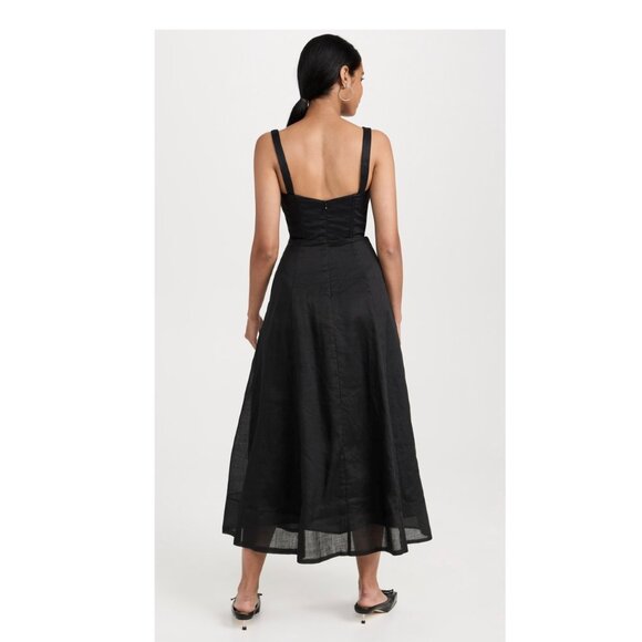 NWT BARDOT Adaline Corset Midi Dress - Picture 2 of 2